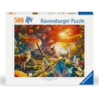 Puzzle 500 db - Exkalibúr erdő kép