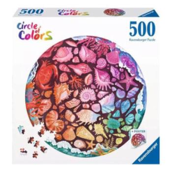 Puzzle 500 db kör - Kagylók kép