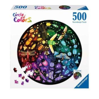 Puzzle 500 db kör - Rovarok kép