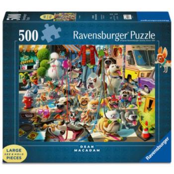 Puzzle 500 db - Kutyasétáltató kép