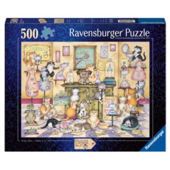 Puzzle 500 db - Őrült macskák kép