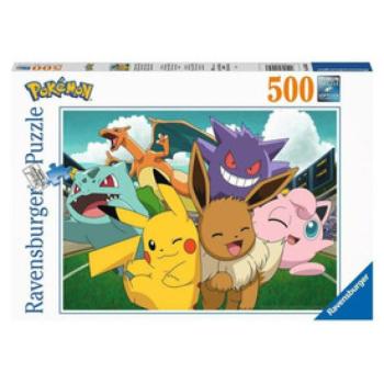 Puzzle 500 db - Pokemonok az arénában kép