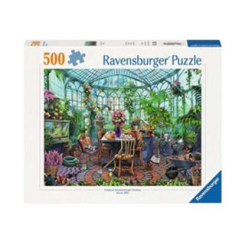 Puzzle 500 db - Reggel az üvegházban kép