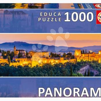 Puzzle Alhambra Granada Educa 1000 darabos és Fix ragasztó kép