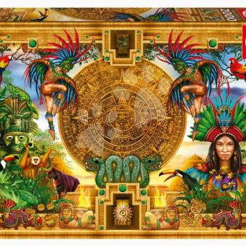 Puzzle Aztec Mayan Montage Educa 2000 darabos és Fix ragasztó 14 évtől kép