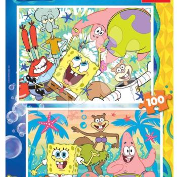 Puzzle Bob Esponja Educa 2x100 darabos 4 évtől kép