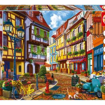 Puzzle Bright Street Educa 2000 darabos és Fix ragasztó kép