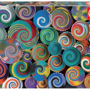Puzzle Collage Andrea Tilk Educa 1000 darabos és Fix ragasztóval a csomagban 11 évtől kép