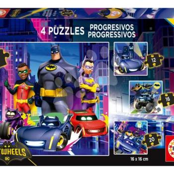 Puzzle DC Bathweels Progressive Educa 12-16-20-25 darabos 3 évtől kép