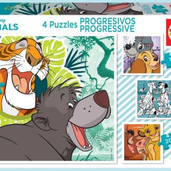 Puzzle Disney Classics Progressive 4in1 Educa 12-16-20-25 darabos kép