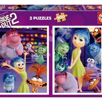 Puzzle Disney Inside Out 2 Educa 2x500 darabos és Fix ragasztó kép
