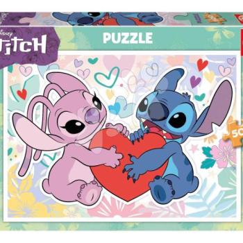 Puzzle Disney Stitch Educa 500 darabos és Fix ragasztó kép