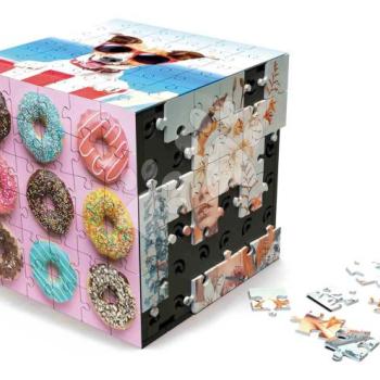 Puzzle esztétika 3D Cube Animals Educa 216 darabos 8 évtől kép