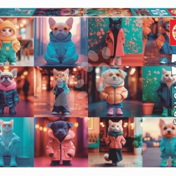 Puzzle Fashion Animals Educa 200 darabos 6 évtől kép