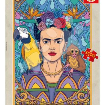 Puzzle Frida Kahlo Educa 1500 darabos és Fix ragasztó kép