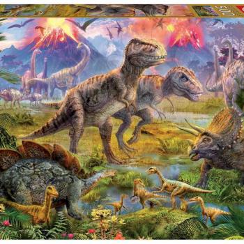 Puzzle Genuine Dinosaur Gathering Educa 500 db 15969 színes kép