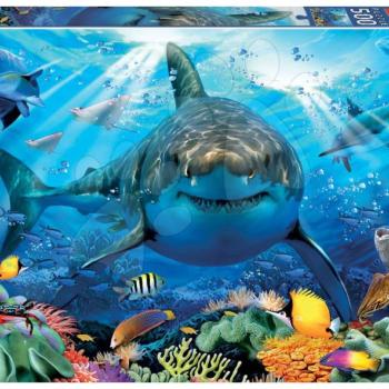 Puzzle Great White Shark Educa 500 darabos és Fix ragasztó 11 évtől kép