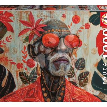 Puzzle Guardian of the Tropics Educa 1000 darabos és Fix ragasztó kép