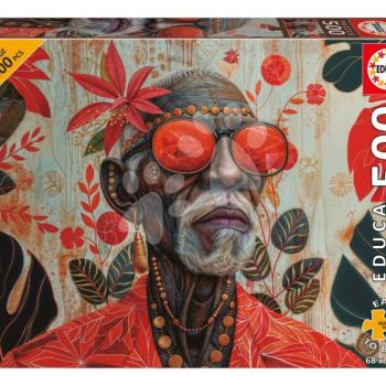 Puzzle Guardian of the Tropics Educa 500 darabos és Fix ragasztó kép