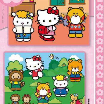 Puzzle gyerekeknek Hello Kitty Educa 2x48 db 14220 színes kép