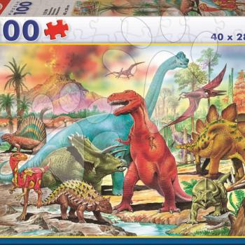 Puzzle gyerekeknek Junior Dinoszaurusz Educa 100 db 13179 színes kép
