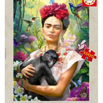 Puzzle Jardín De La Vida Frida Kahlo Educa 1000 darabos és Fix ragasztó kép