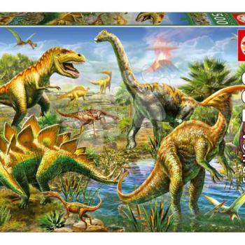 Puzzle Jurrasic Playground Educa 500 darabos és Fix ragasztó kép