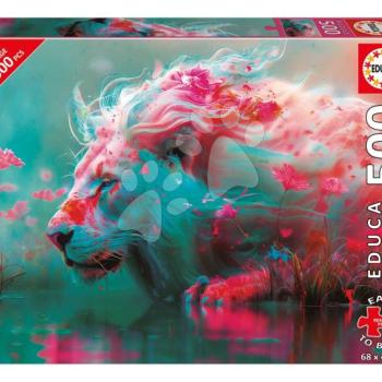 Puzzle King of Flowers Educa 500 darabos és Fix ragasztó kép