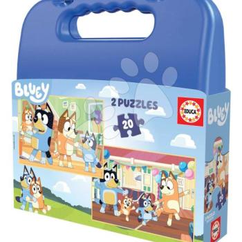 Puzzle kofferben Bluey Educa 2x20 darabos kép