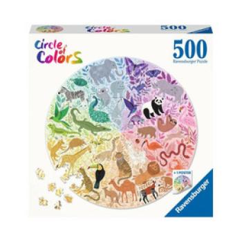 Puzzle kör 500 db - Állatok kép