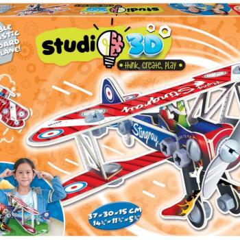 Puzzle közlekedési eszközök Airplane 3D Studio Educa műanyag csavarokkal 5 évtől kép