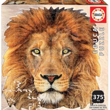 Puzzle Lion face shape Educa 375 darabos és Fix ragasztó 11 évtől kép