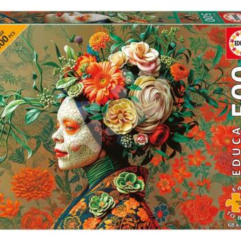 Puzzle Lizard Queen Educa 500 darabos és Fix ragasztó kép