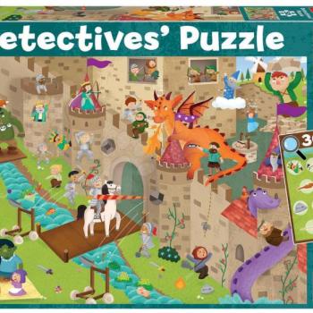 Puzzle Lovagvár Detectives Castle Educa találj 30 tárgyat 50 darabos 4 évtől kép