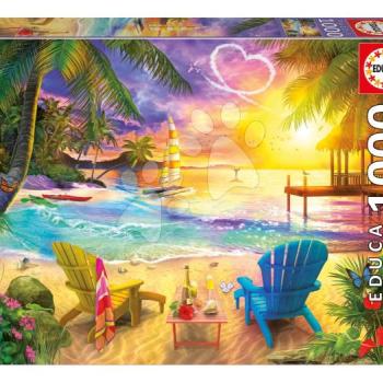 Puzzle Love Beach Educa 1000 darabos és Fix ragasztó kép