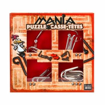 Puzzle Mania - Red - fém ördöglakat kép