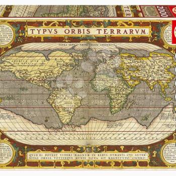 Puzzle Map of the World Educa 2000 darabos és Fix ragasztó kép