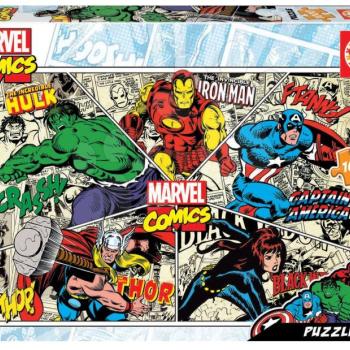 Puzzle Marvel Comics Educa 1000 darabos és Fix ragasztó 11 évtől kép