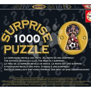 Puzzle meglepivel 1000 Shoot! Surprise Educa 1000 darabos és Fix ragasztó 14 évtől kép