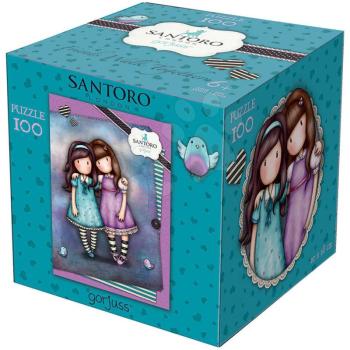 Puzzle Mini Cubes Santoro London Gorjuss Friends walk together Educa 100 darabos 6 évtől kép