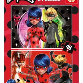 Puzzle Miraculous Ladybug Educa 2x48 darabos 4 évtől kép