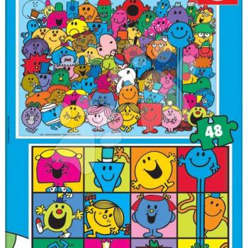 Puzzle Monsieur Madame Educa 2x48 darabos kép