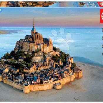 Puzzle Mont-Saint Michel Educa 1000 darabos és Fix ragasztó kép