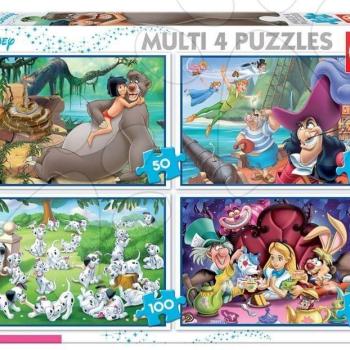 Puzzle Multi 4 Disney Educa 50-80-100-150 darabos 5 évtől kép