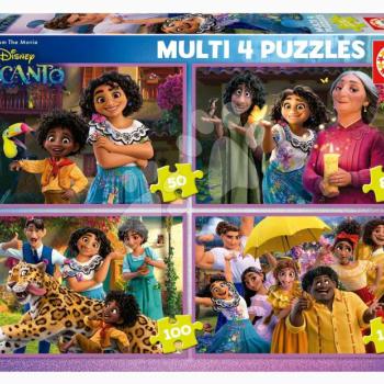 Puzzle Multi 4 Disney Encanto Educa 50-80-100-150 darabos 5 évtől kép