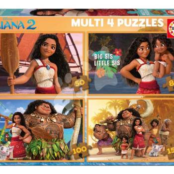 Puzzle Multi 4 Moana Educa 50-80-100-150 darabos 5 évtől kép