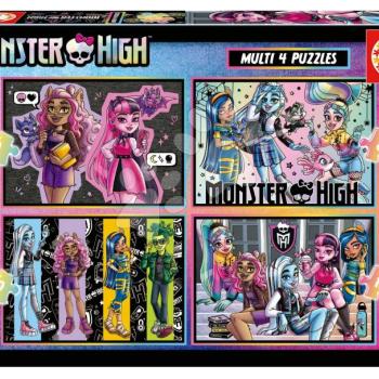 Puzzle Multi 4 Monster High Educa 50-80-100-150 darabos 5 évtől kép