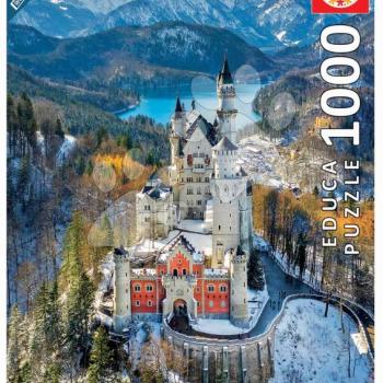Puzzle Neuschwanstein Castle Educa 1000 darabos és Fix ragasztó kép