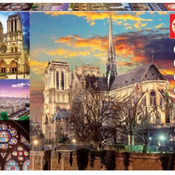 Puzzle Notre-Dame Collage Educa 1000 darabos és Fix ragasztó 11 évtől kép