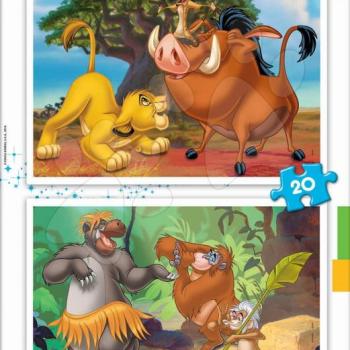 Puzzle Oroszlánkirály Disney Educa 2x20 darabos 4 évtől kép